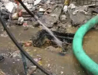 潢川通下水道的小妙招